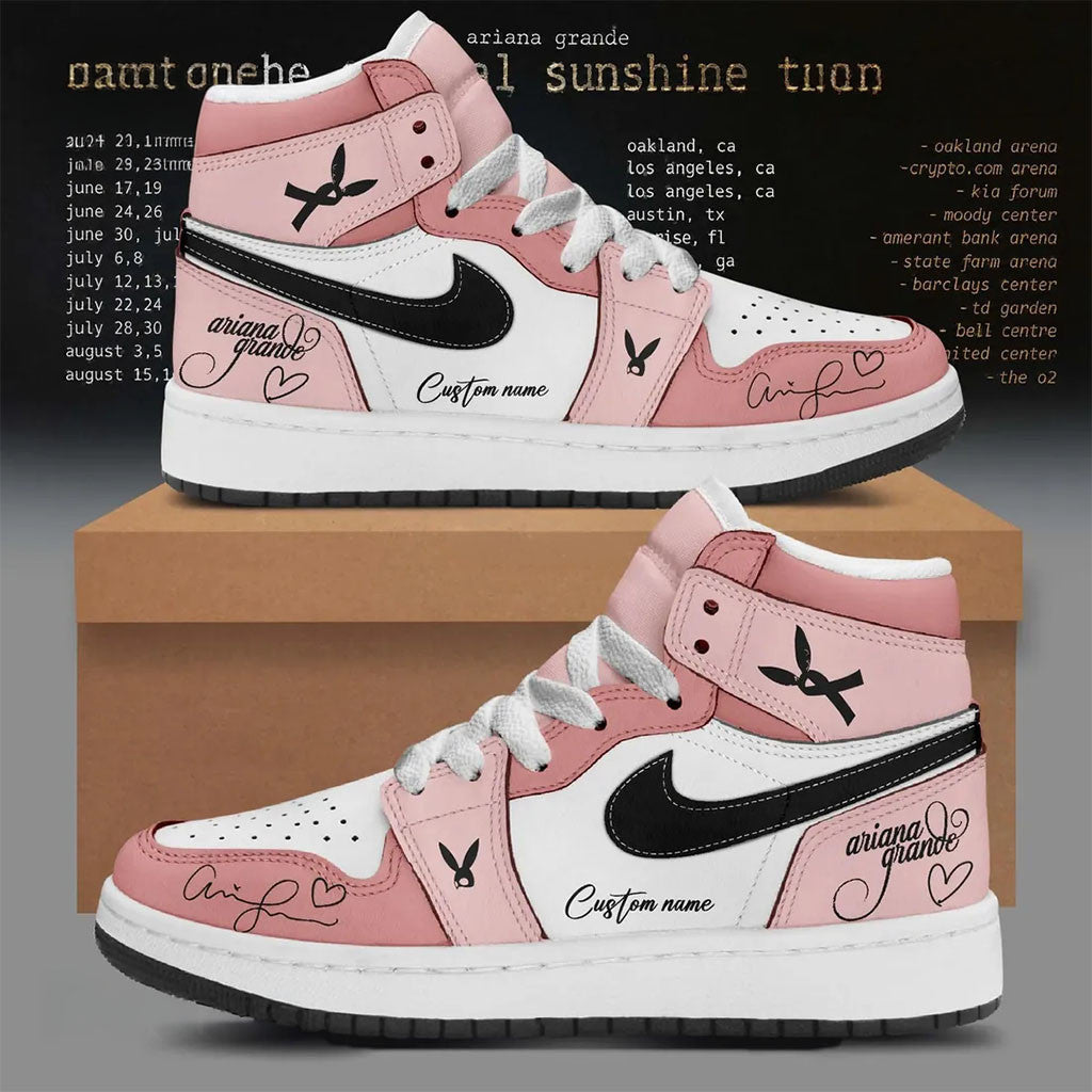 Personalized Ariana Grande Eternal Sunshine Tour Sneakers Ariana Grande Merch Gift For Fans - Merchluma