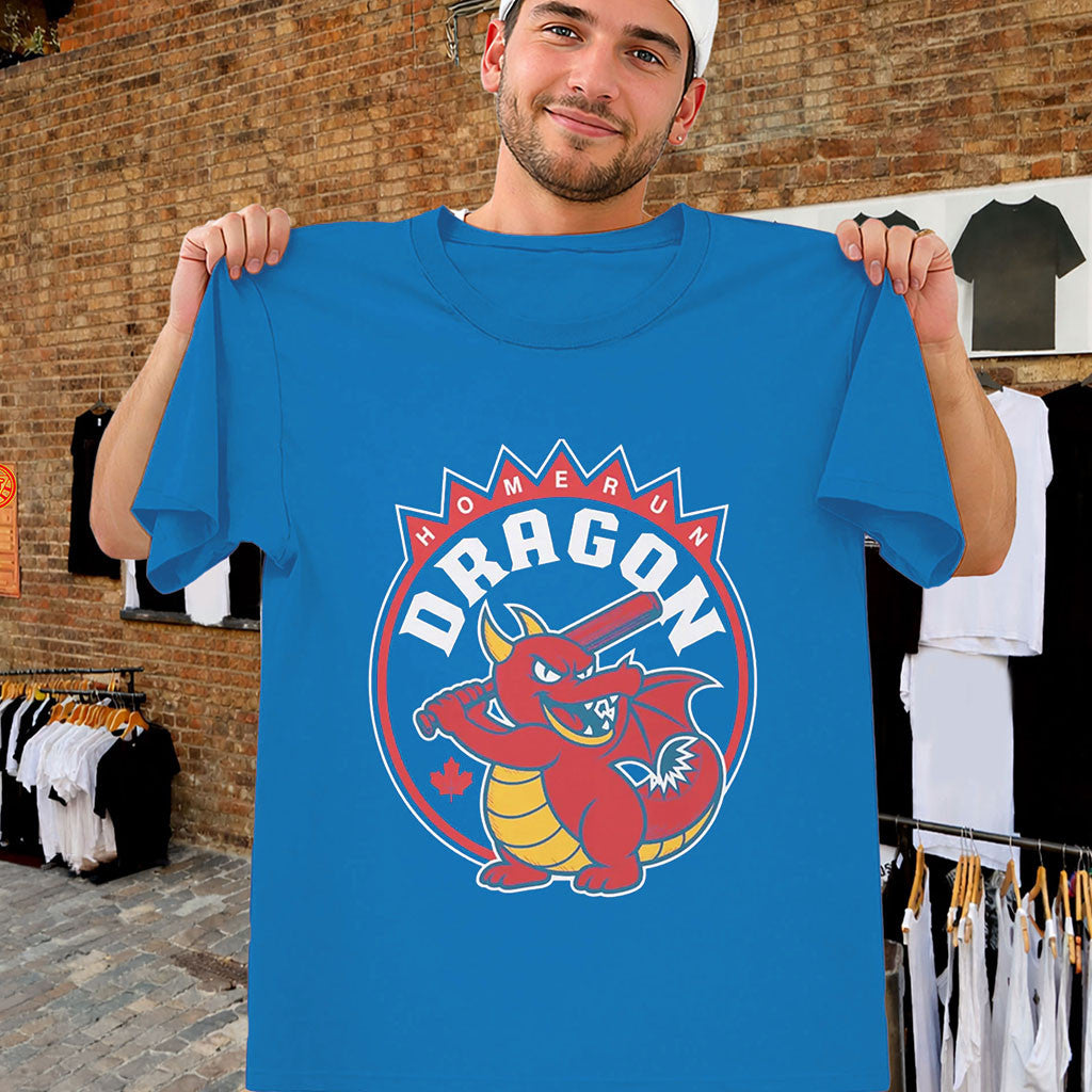 Home Run Dragon Shirt Toronto Blue Jays Celebration Tee Gifts For Baseball Fans - Merchluma
