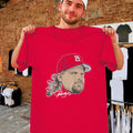 John Kruk Swag Head Shirt Philly Baseball Apparel Philadelphia Phillies Merch Gifts For Fans - Merchluma
