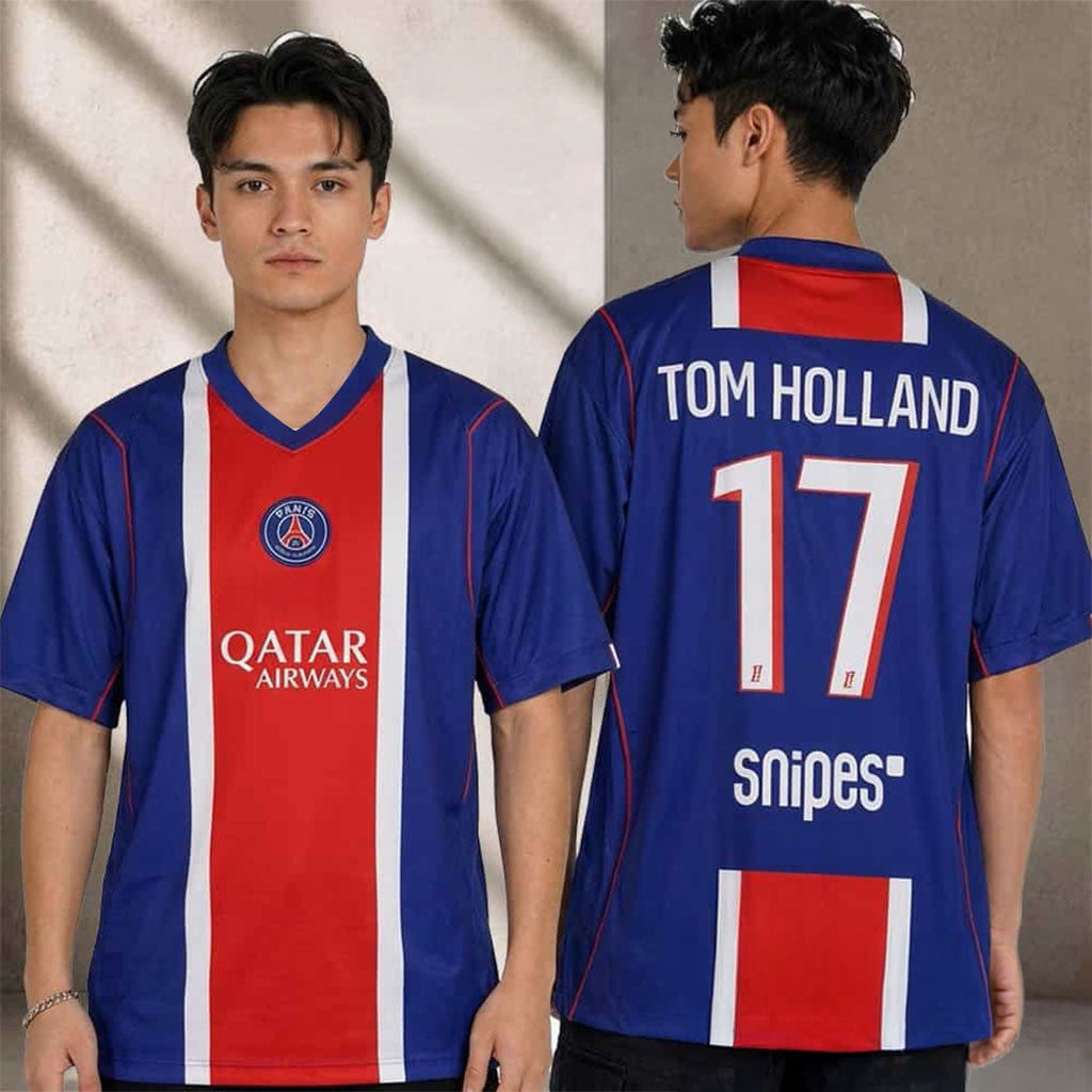 Paris Saint Germain x Tom Holland Movie Spider Man Brand New Day 2026 Football Jersey Fan Gifts - Merchluma