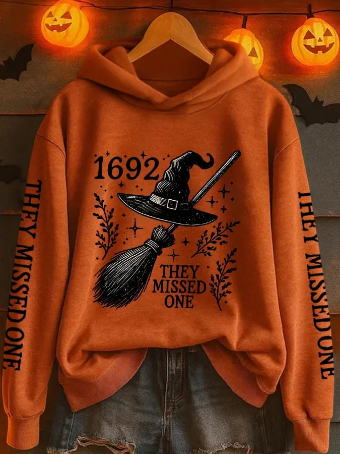 1692 They Missed One Hoodie Halloween Graphic Clothing Gift For Autumn Lovers - Merchluma