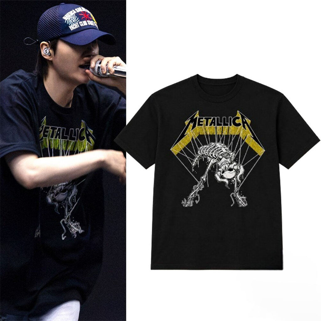 BTS Suga At FIFA World Cup Halftime 2026 Metallica Shirt BTS Merch Best Gift For Friends - Merchluma