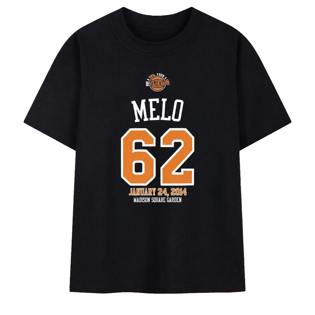 Carmelo Anthony 62 New York Knicks January 24 2014 T-Shirt NY Knicks Merch Basketball Fan Gift - Merchluma