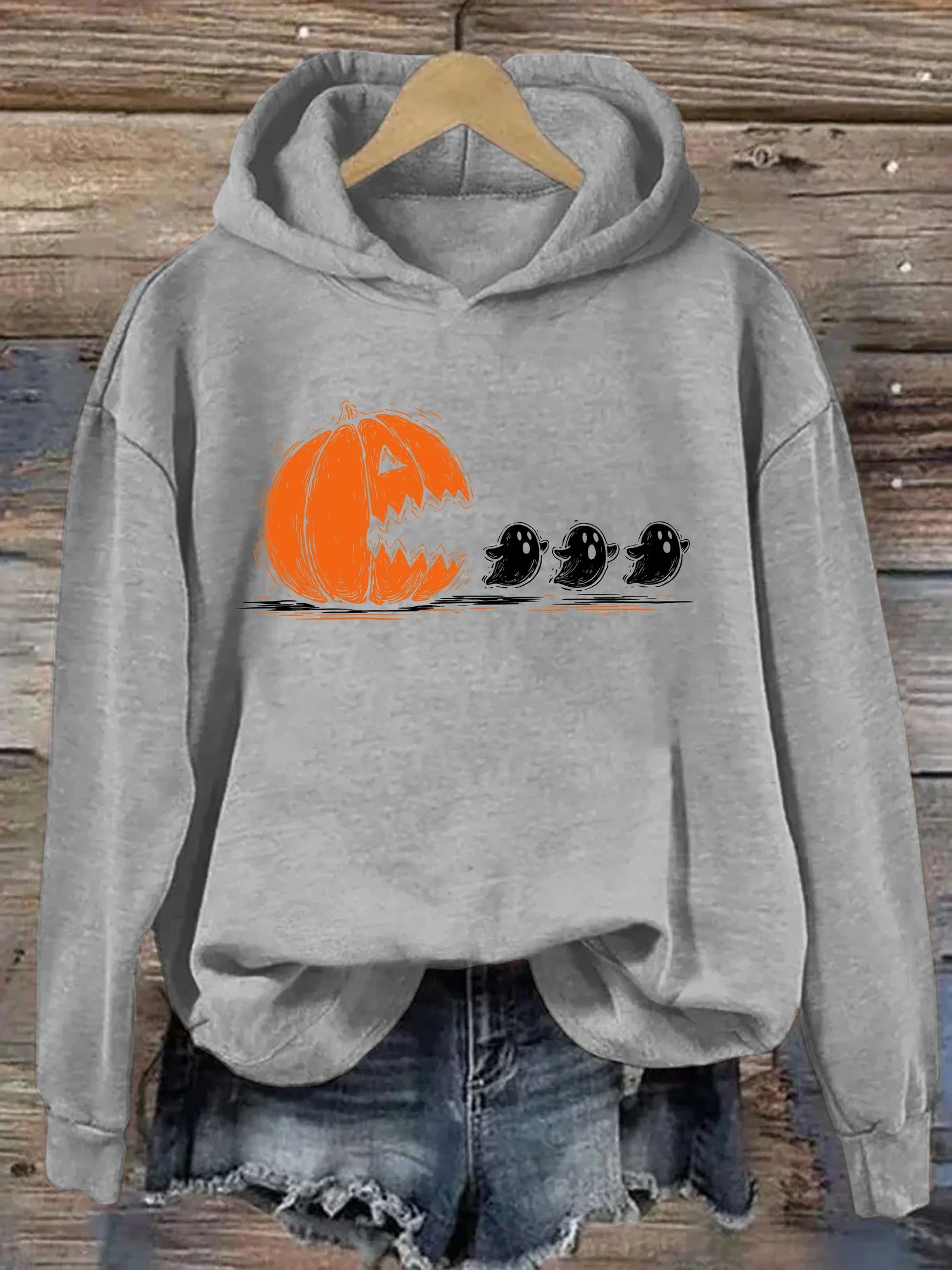 Halloween Costume Hoodie Spooky Ghost Merch Birthday Ideas For Him - Merchluma