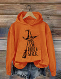 Yes I Can Drive A Stick Halloween Hoodie Funny Halloween Clothing Gift For Bold Women - Merchluma