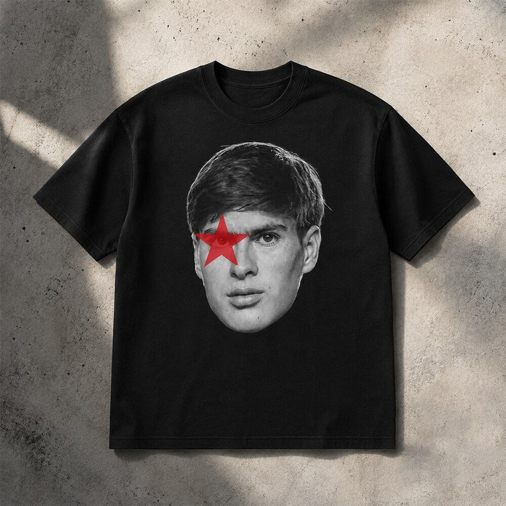 Hormiga Gonzalez Red Star Eye Shirt Black Hormiga Gonzalez Merch Gift Ideas For Brothers - Merchluma