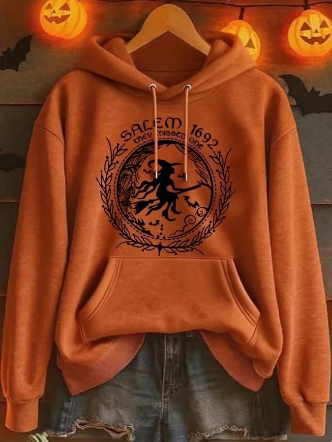 Salem Witch Trials 1692 Hoodie Horror Themed Clothing Gift For Goth Girls - Merchluma