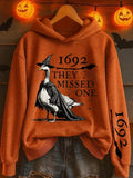 1692 They Missed One Hoodie Goose Witch Flight Clothes Birthday Gift Ideas For Him - Merchluma