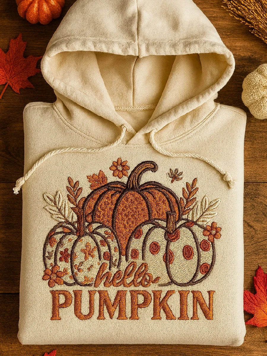 Womens Autumn Pumpkin Hoodie Pumpkin Patch Autumn Merch Useful Gifts For Men - Merchluma