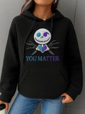 You Matter Spooky Skeleton Hoodie Cute Halloween Clothing Gift For Friends - Merchluma