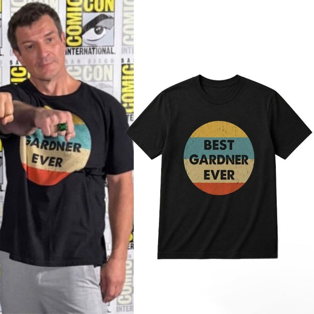 Nathan Fillion At SDCC 2026 Best Gardener Ever Shirt Nathan Fillion Merch Present For Him - Merchluma