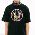 Vintage Chicago Blackhawks Logo T-Shirt Hockey Fan Shirt Chicago Blackhawks Merch 2026 - Merchluma