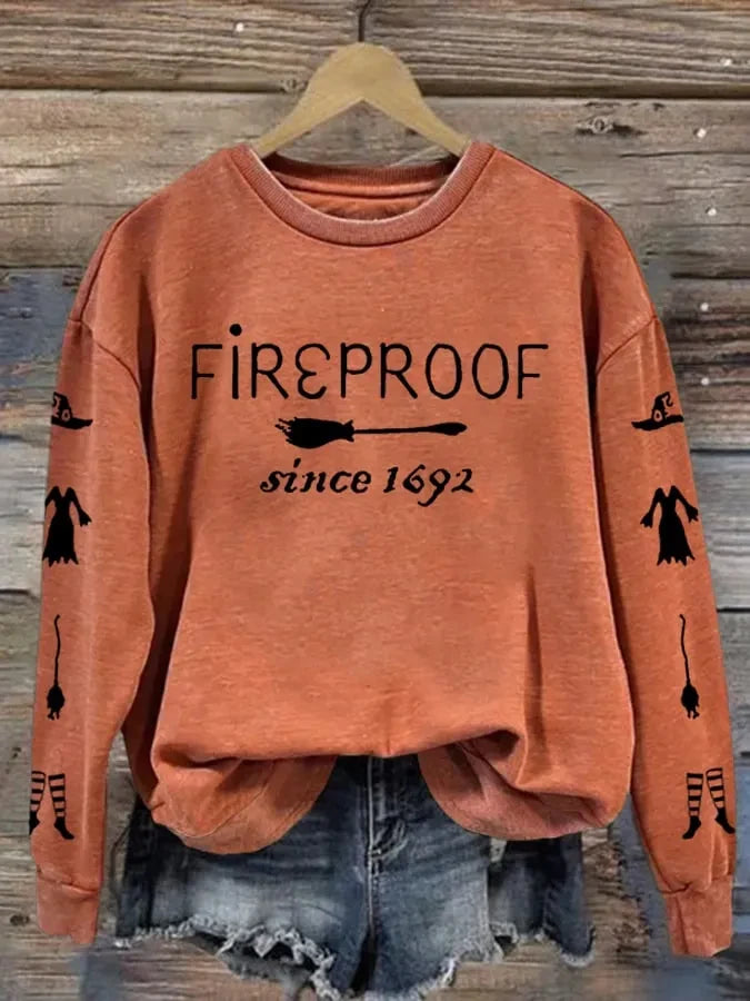 1692 They Missed A Sweatshirt Fireproof Since 1692 Salem Arrow Clothes Fan Gift - Merchluma