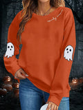 Halloween Ghost Sweatshirt Spooky Witch Castle Merch Birthday Gift Ideas For Brother - Merchluma