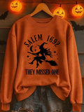 Salem 1692 Sweatshirt Halloween Graphic Clothes Gift For Movie Fans - Merchluma