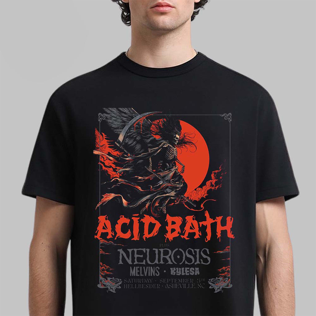 Acid Bath Asheville North Carolina 2026 Event T-Shirt Acid Bath Merch Gifts For Fans - Merchluma