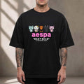 Aespa x BAPE Baby Milo T-Shirt Aespa Merch Presents For Music Lovers - Merchluma