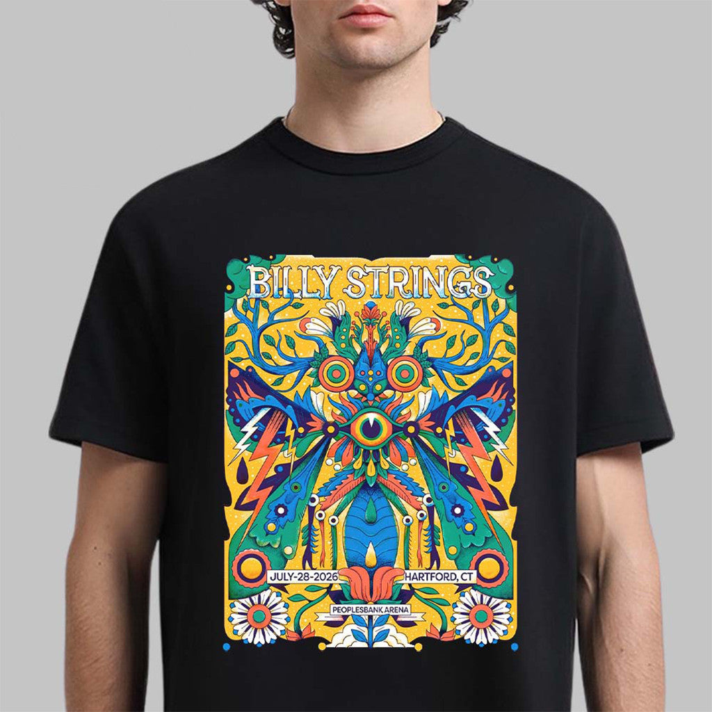 Billy Strings Hartford CT 2026 Event Shirt Billy Strings Merch Cool Gifts For Music Lovers - Merchluma