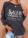 Salem Broom Co Sweatshirt Quality Handcrafted Enchanted Merch Gift For Fans - Merchluma
