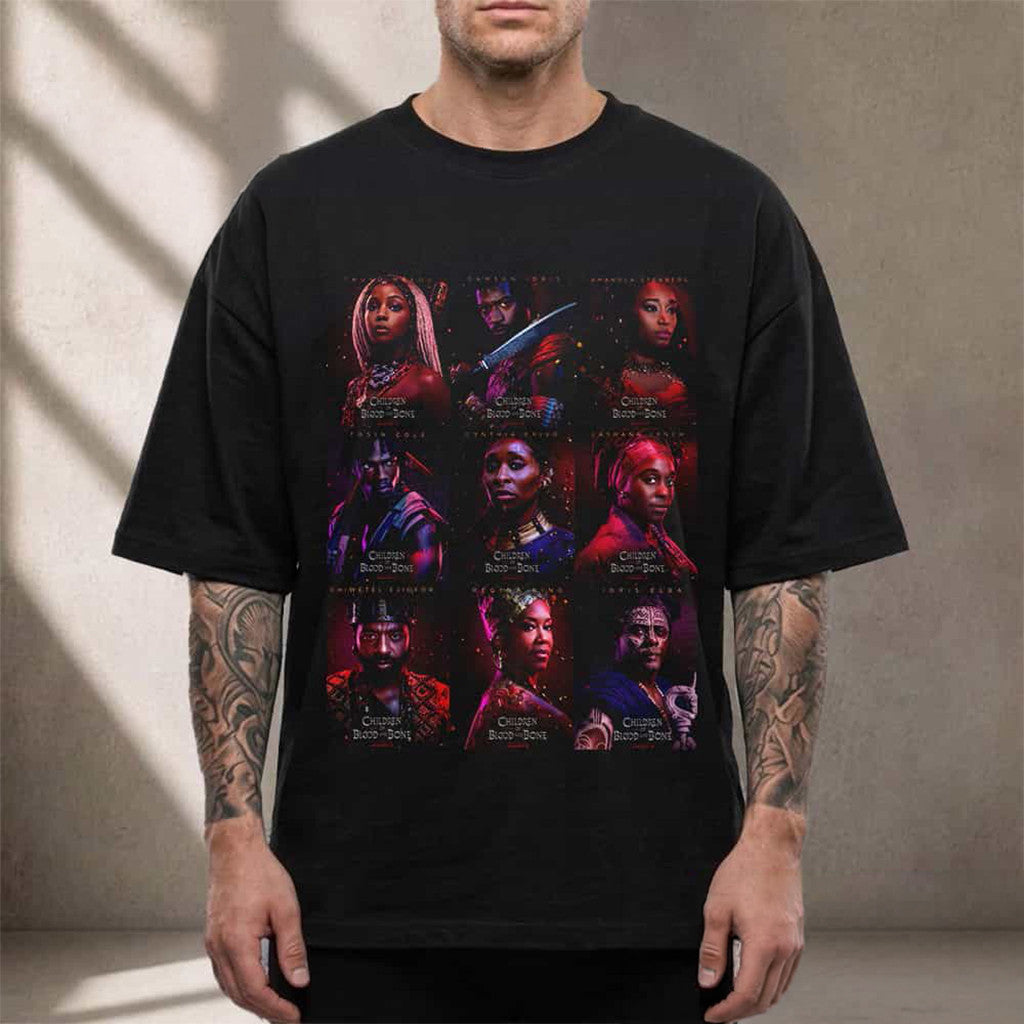Children Of Blood And Bone Merch Movie 2027 All Characters T-Shirt Gifts For Movie Fan - Merchluma