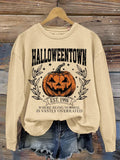 Halloweentown Pumpkin Est 1998 Sweatshirt Halloween Clothing Gift For Movie Fans - Merchluma