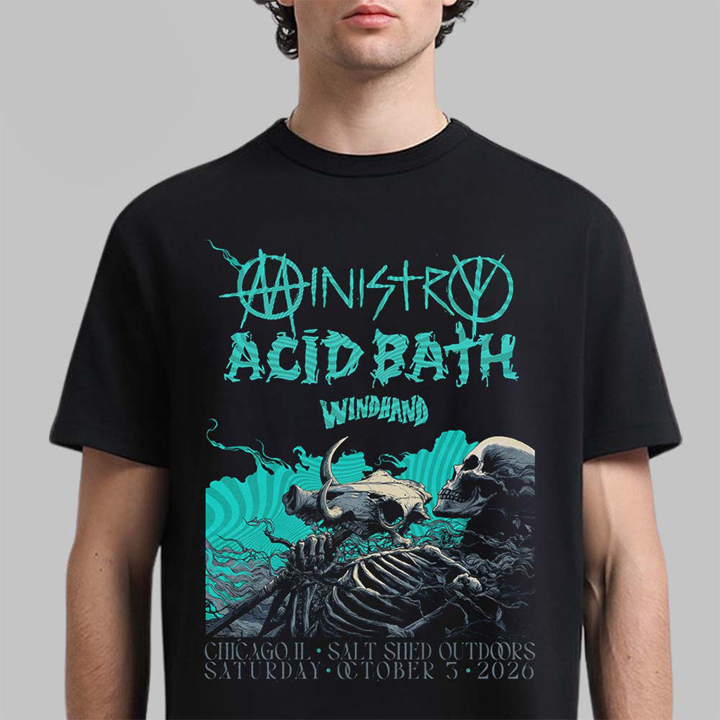 Ministry X Acid Bath Merch With Windhand Chicago IL 2026 Event Shirt Gifts For Brother - Merchluma