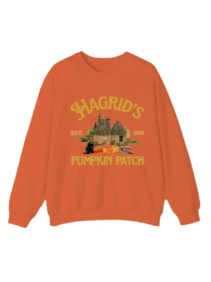 Hagrid's Pumpkin Patch Hogwarts School Sweatshirt Halloween Merch Gift For Movie Fans - Merchluma