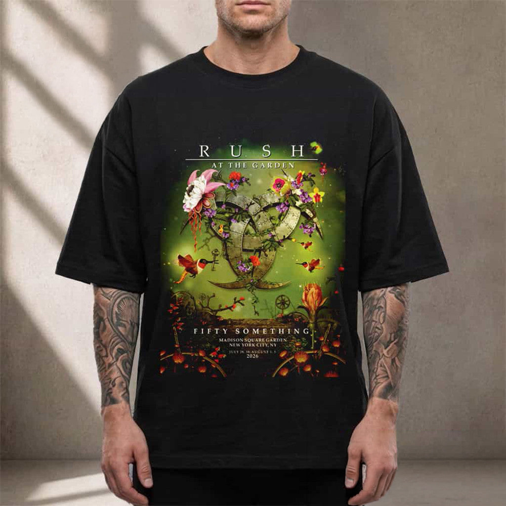Rush Band At The Garden Event T-Shirt Rush Merch Best Gifts For Husband - Merchluma