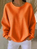 Classic Solid Orange Sweatshirt Funny Halloween Shirts Gift For Autumn Lovers - Merchluma