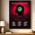 Breaking Benjamin North American Fall Tour 2026 Poster Breaking Benjamin Merch Fans Gifts - Merchluma