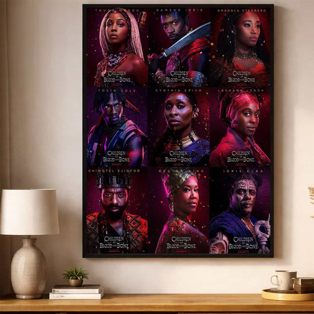 Children Of Blood And Bone Merch Movie 2027 All Characters Poster Wall Art Fans Gifts - Merchluma
