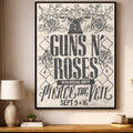 Guns N Roses Merch Texas 2026 Show Event Poster Wall Art Decorations Gifts For Music Lovers - Merchluma