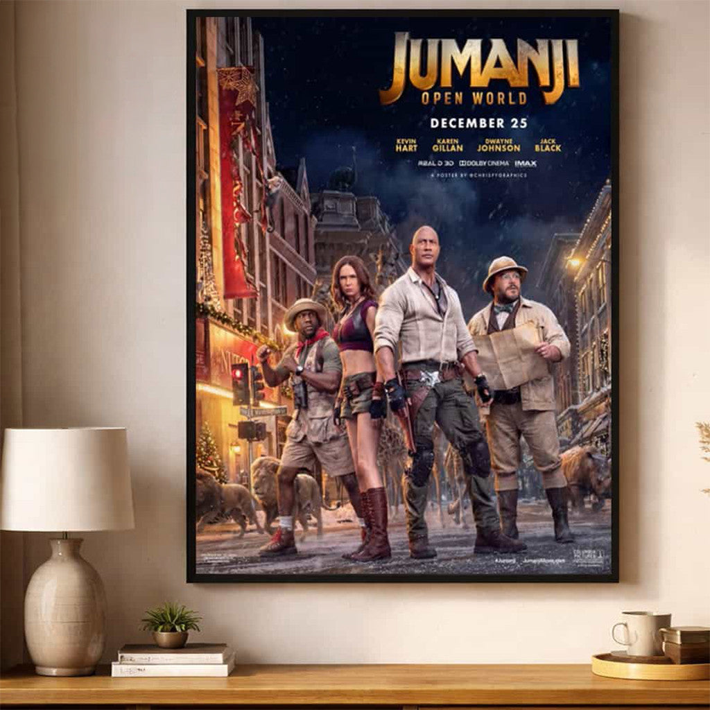 Jumanji Open World 2026 Movie Art Poster Jumanji Merch Wall Art Gifts For Movie Fans - Merchluma