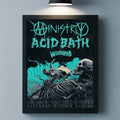 Ministry X Acid Bath Merch With Windhand Chicago IL 2026 Event Poster Wall Art Decor - Merchluma