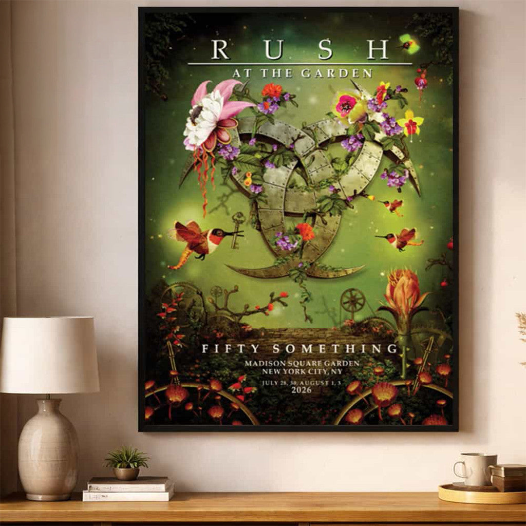 Rush Band At The Garden Event Poster Rush Merch Presents For Music Lovers - Merchluma