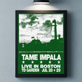 Tame Impala And DJO Live In Boston 2026 Event Poster Tame Impala Merch Wall Art Decor - Merchluma