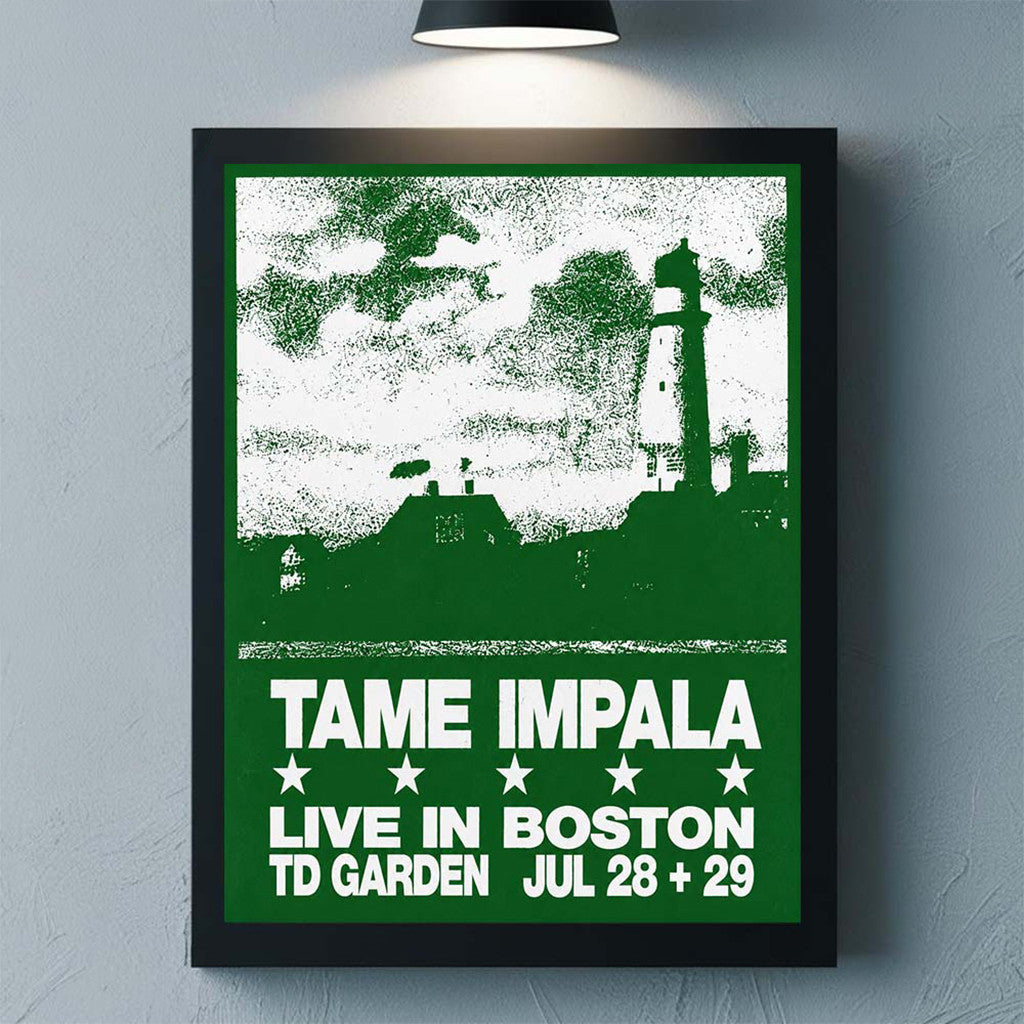 Tame Impala And DJO Live In Boston 2026 Event Poster Tame Impala Merch Wall Art Decor - Merchluma