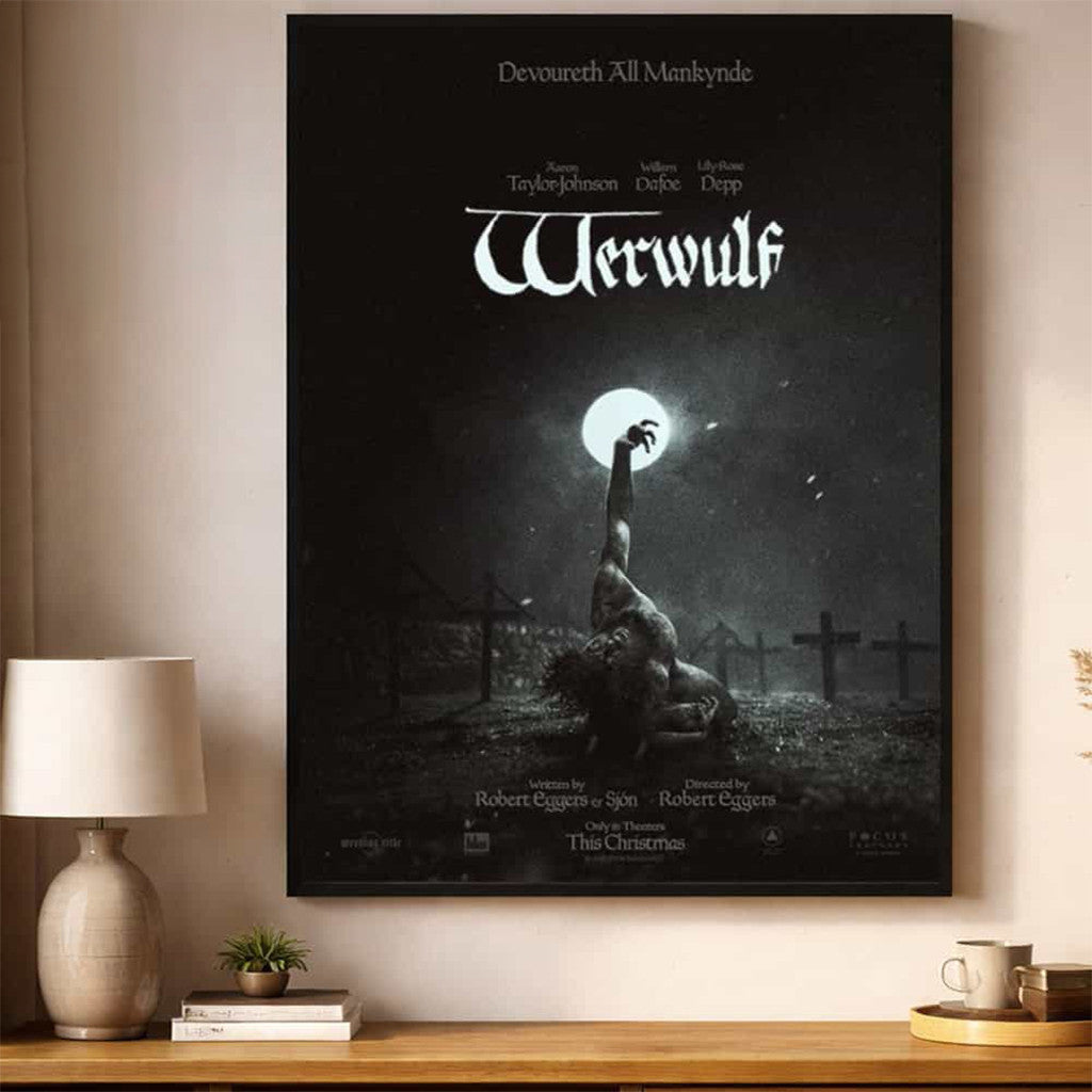 Werwulf 2026 Movie Devoureth All Mankynde Only In Theaters This Christmas Poster Werwulf Merch - Merchluma