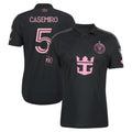 Carlos Casemiro Jersey Shirt Black #5 Inter Miami CF Merch 2026 Presagio On-Field Jersey Gifts - Merchluma