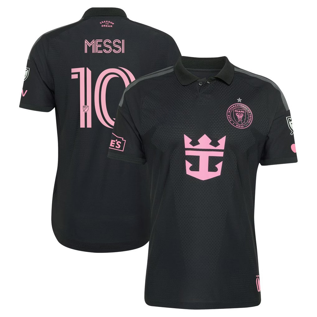 Lionel Messi Jersey Shirt Black Inter Miami CF Merch #10 Presagio On-Field Patch Jersey 2026 - Merchluma