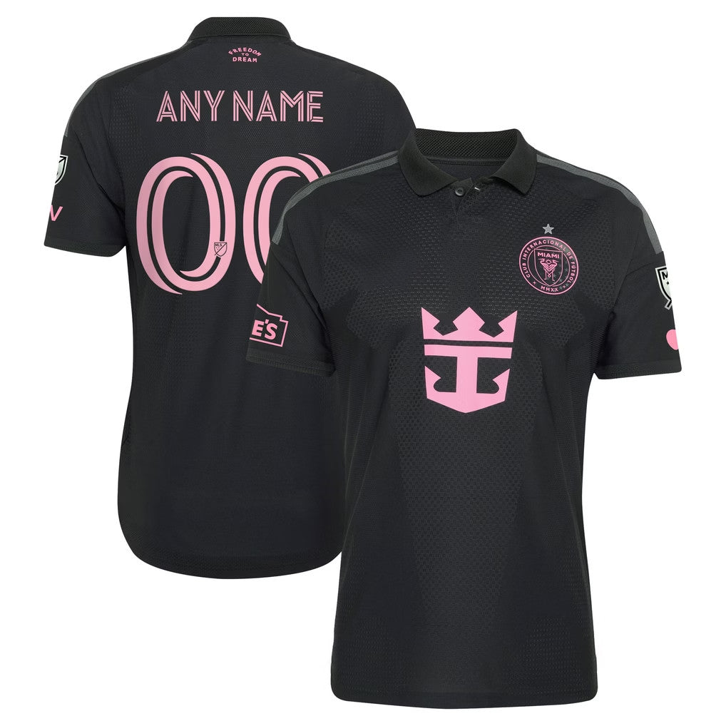 Personalized Inter Miami CF Merch 2026 Presagio On-Field Patch Jersey Black Gift For Fans - Merchluma