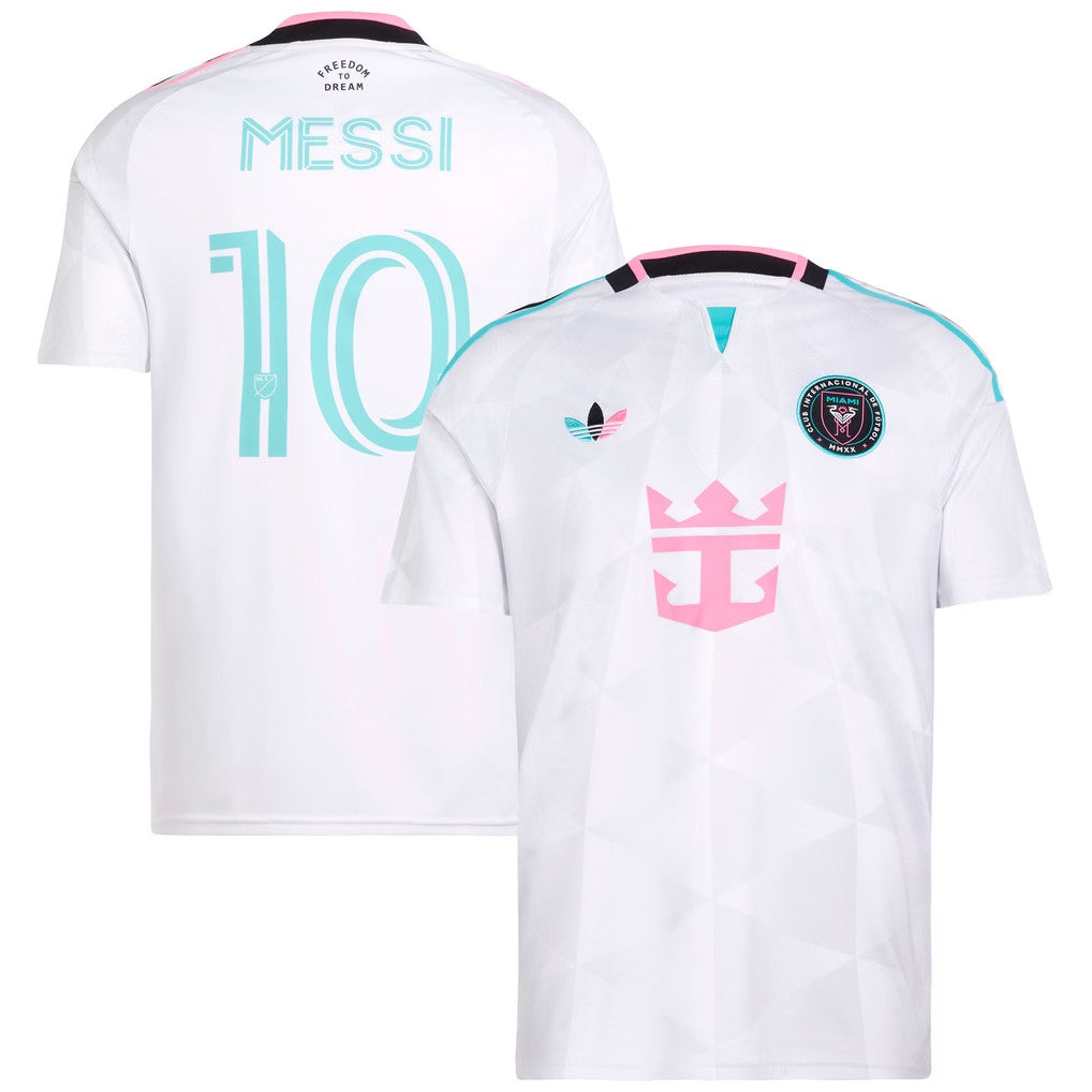 Lionel Messi Jersey Shirt White Inter Miami CF Merch 2026 Third Jersey #10 Messi Merch Fan Gift - Merchluma