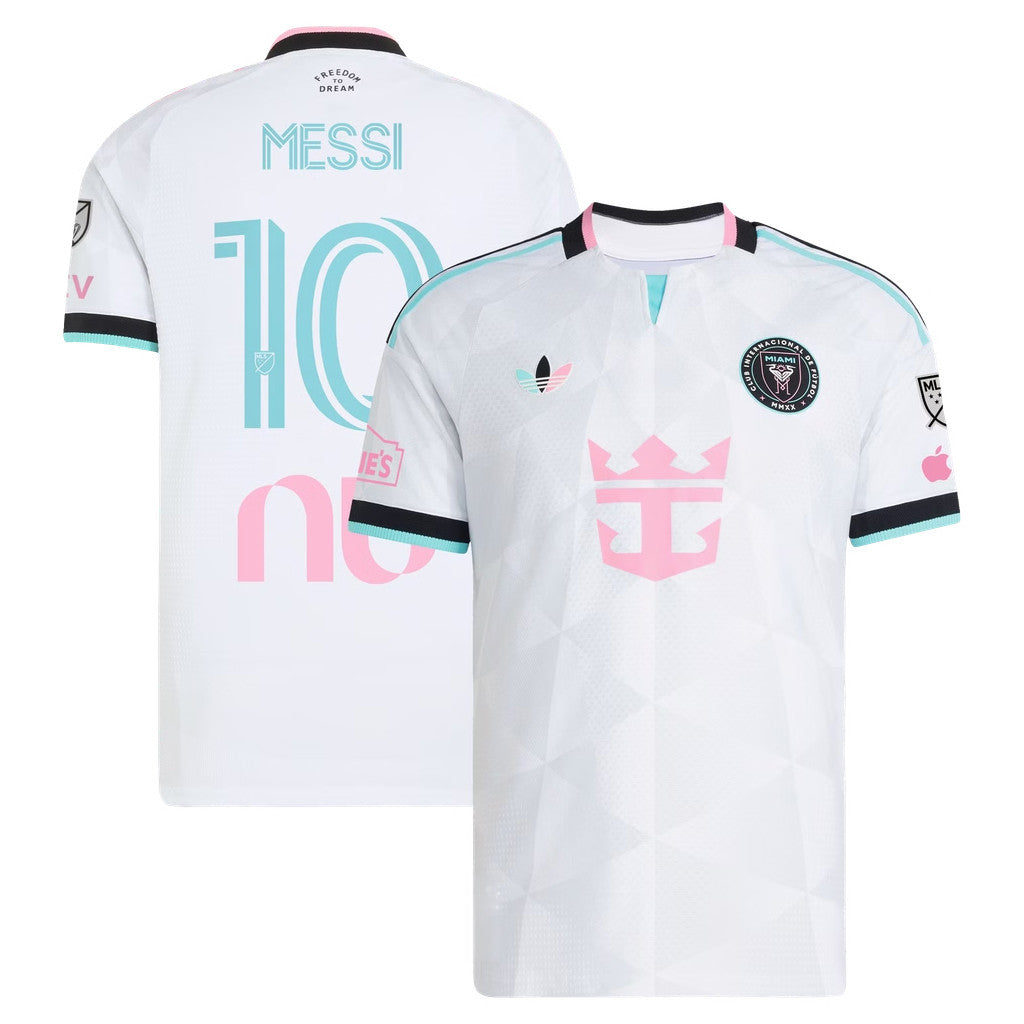 Lionel Messi Jersey Shirt White Inter Miami CF Merch 2026 Third On-Field Jersey M10 Merch - Merchluma