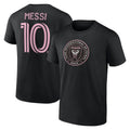 Lionel Messi T-Shirt Black Inter Miami CF Merch 2026 #10 Messi Stack T-Shirt Gift For Fans - Merchluma