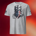 1 Nation Design Merch 2026 Kneel To None T-Shirt Gift Ideas For Veteran Dad - Merchluma