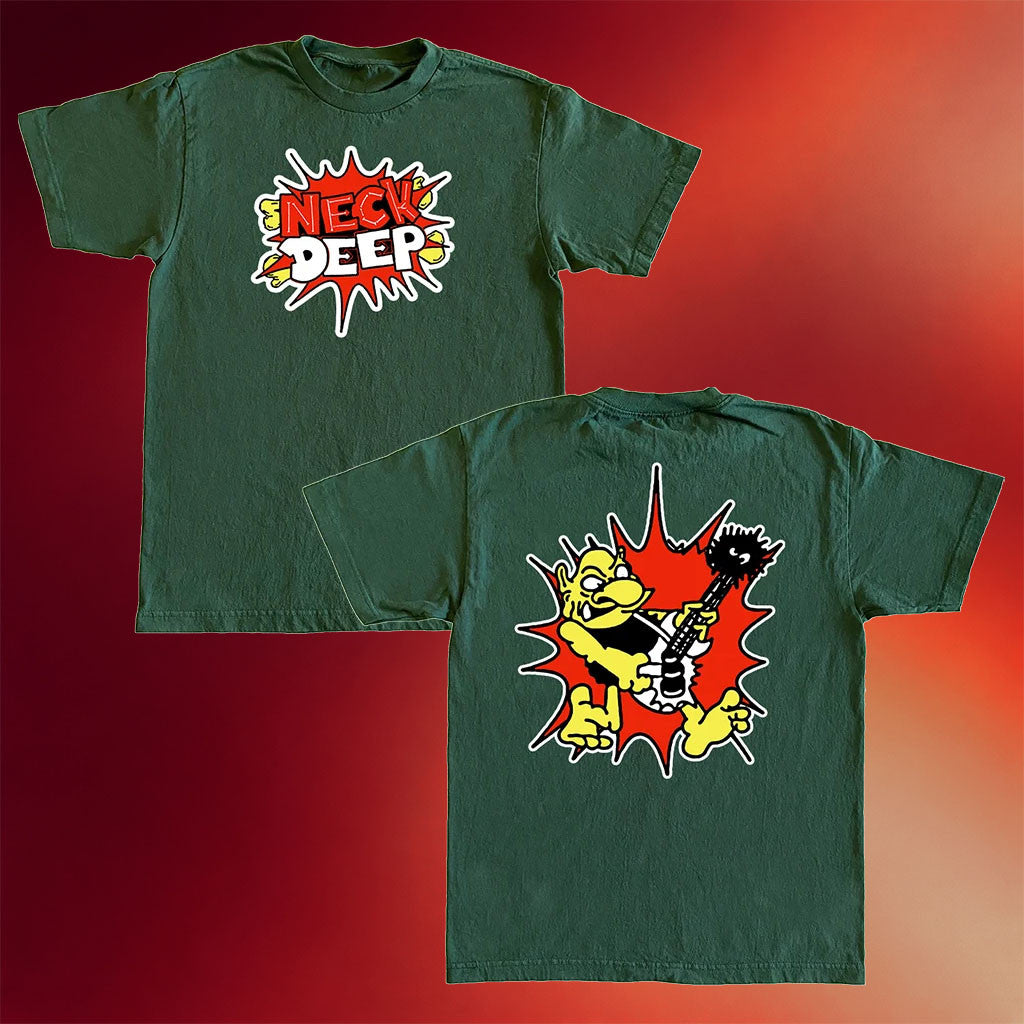 Neck Deep Merch 2026 Orc Shredder T-Shirt Gift Ideas For Music Lovers - Merchluma