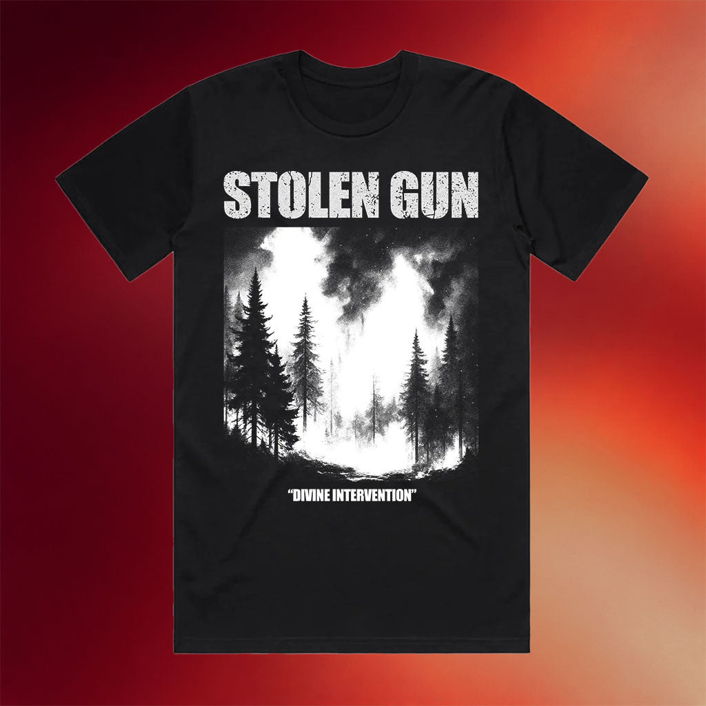 Stolen Gun Merch 2026 Divine Intervention Shirt Stolen Gun Band Merch Gift For Music Lovers - Merchluma