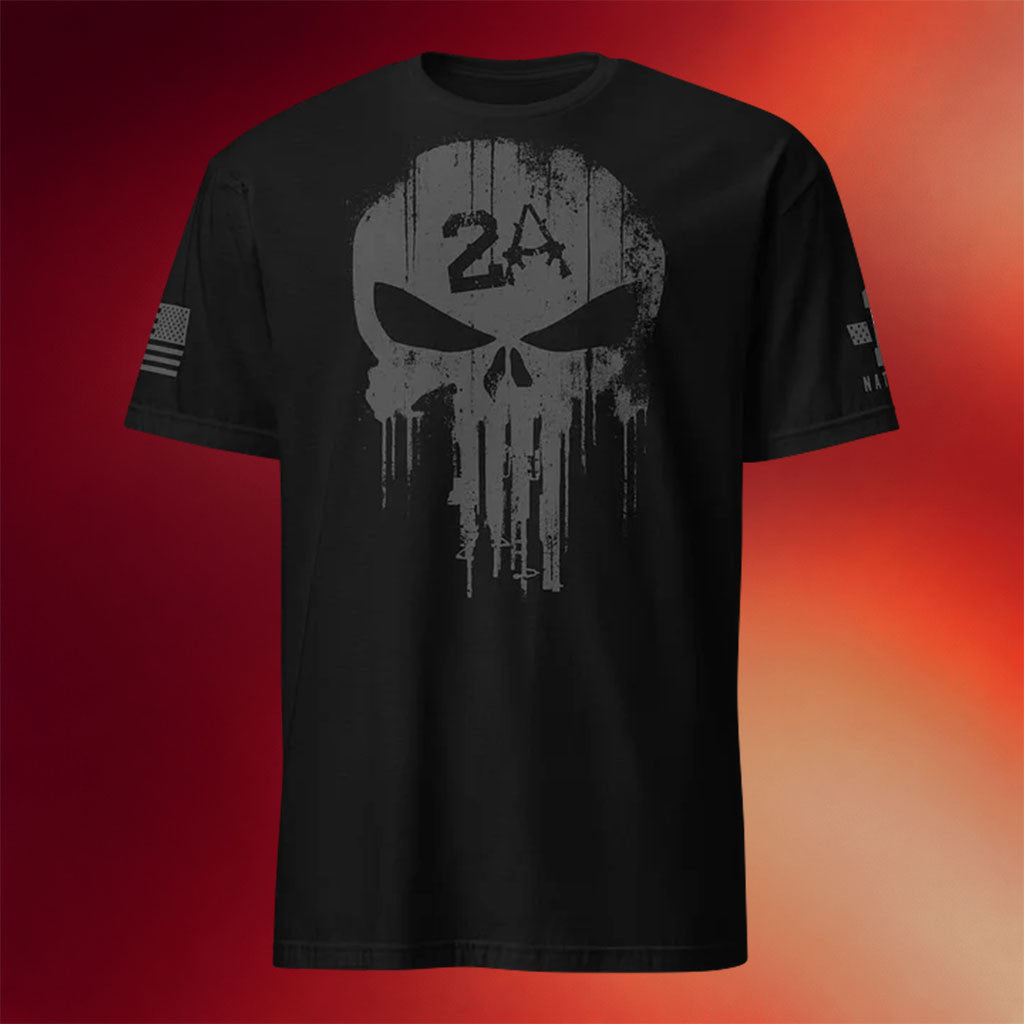 1 Nation Design Merch 2026 2A Punish T-Shirt Black Unique Gift For Veteran - Merchluma