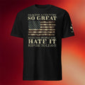 1 Nation Design Merch 2026 A Country So Great T-Shirt USA Flag Shirt Patriotic Gift Ideas - Merchluma