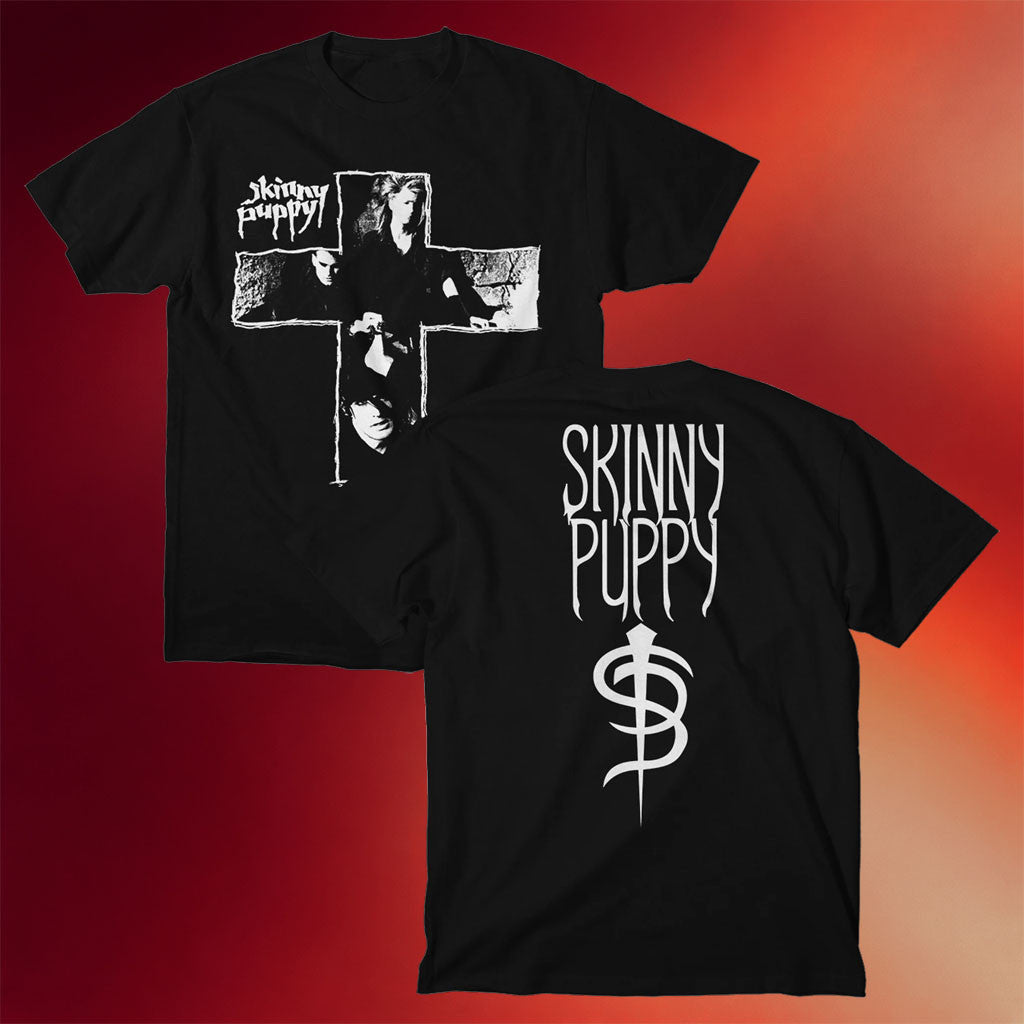 Skinny Puppy Merch 2026 Cross T-Shirt Black Skinny Puppy Shirt Gift For Band Fans - Merchluma
